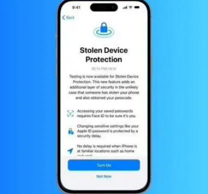 奉新苹果授权维修店分享被盗设备保护功能开启方法