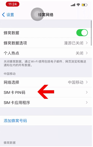 奉新苹果14维修网分享如何给iPhone14的SIM卡设置密码 