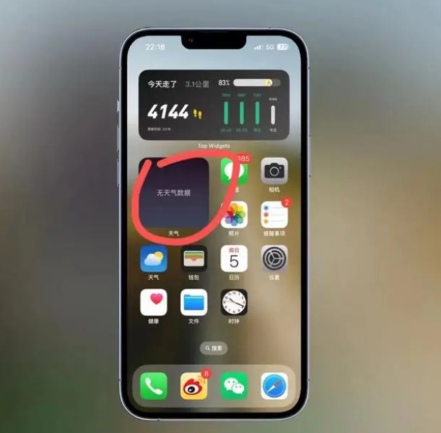 奉新苹果手机维修分享:iOS16主屏幕天气小组件无法正常工作怎么办？ 
