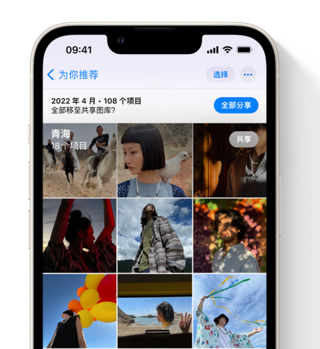 奉新苹果维修网点分享在 iPhone 上使用共享图库 