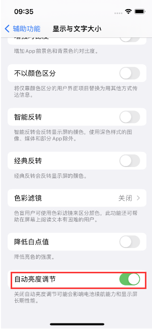 奉新苹果15维修店分享iPhone 15 Pro系列屏幕亮度 