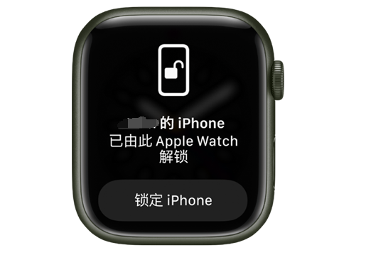 奉新苹果手机维修分享用 AppleWatch 解锁配备面容 ID 的 iPhone方法 