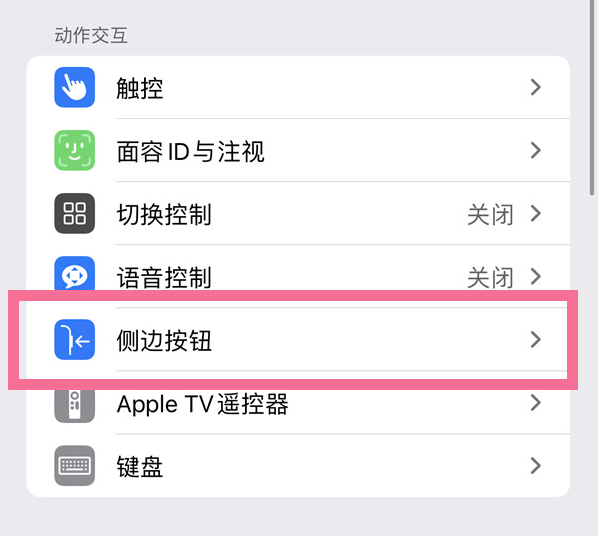 奉新苹果14维修店分享iPhone14 Plus侧键双击下载功能关闭方法 